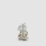 Christmas TeddyTree 3D "Cotone Bianco con Strass"