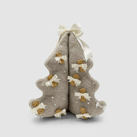 Christmas TeddyTree 3D "Teddy Beige Chiaro con Perle"