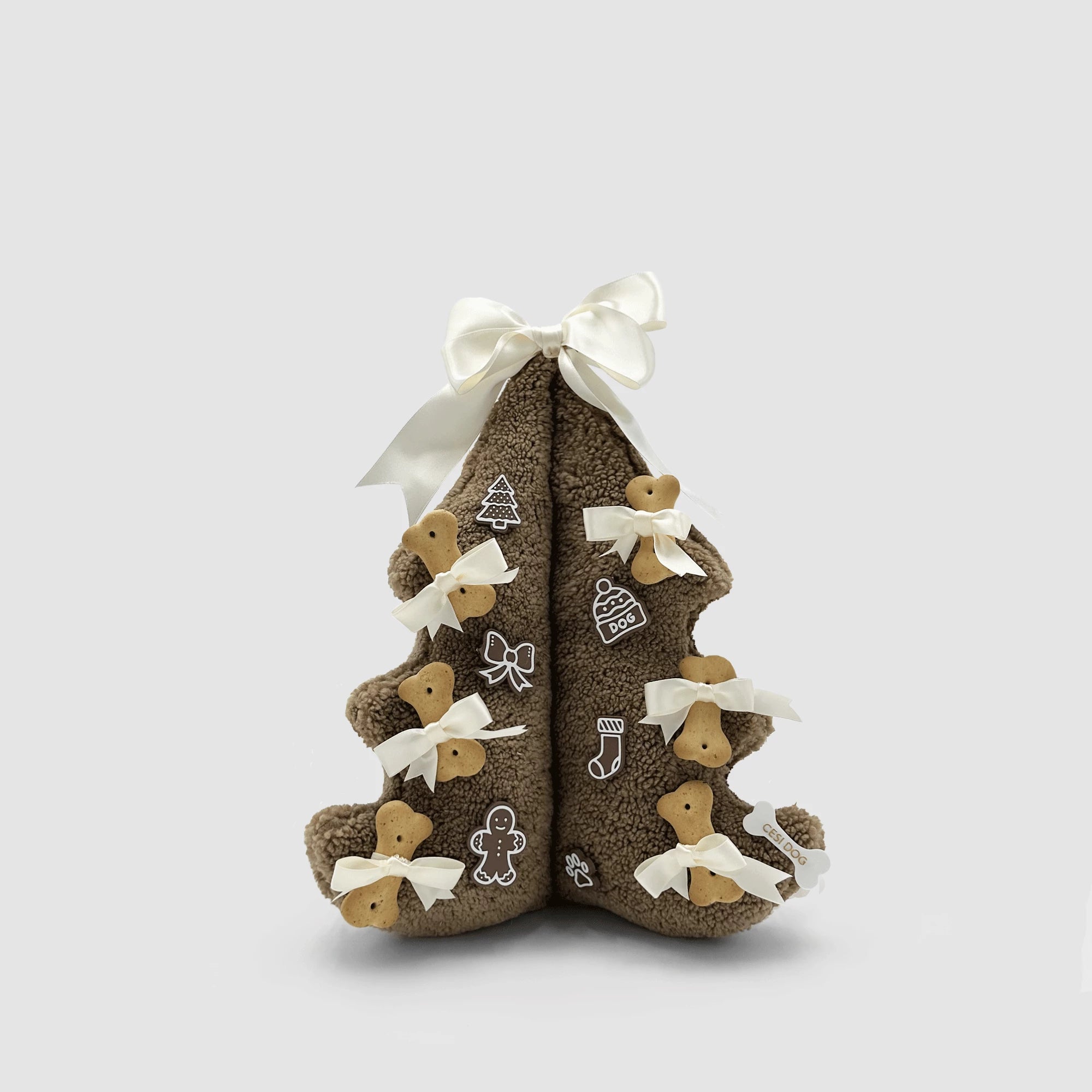 Christmas TeddyTree 3D "Teddy Marrone con Cookies"