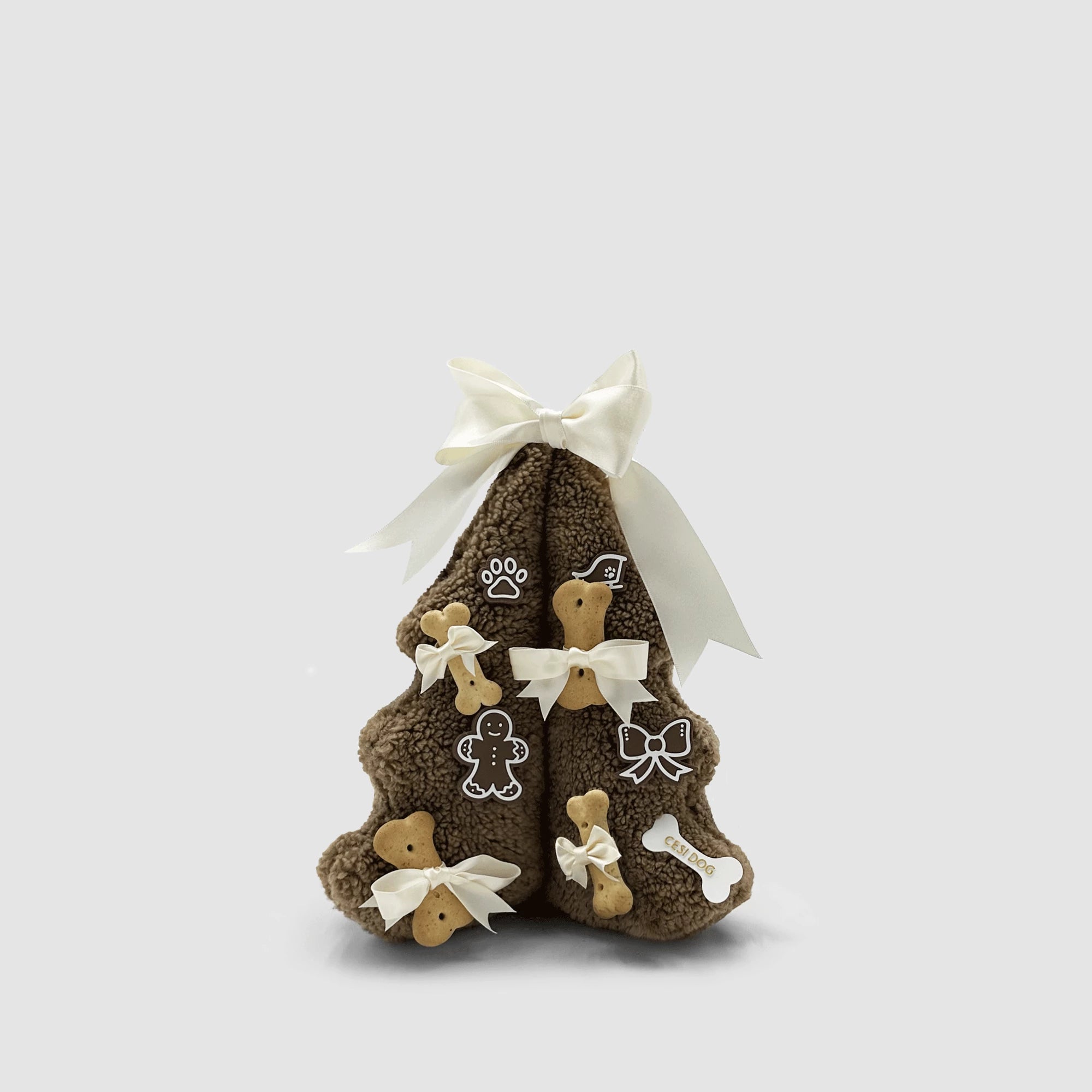 Christmas TeddyTree 3D "Teddy Marrone con Cookies"