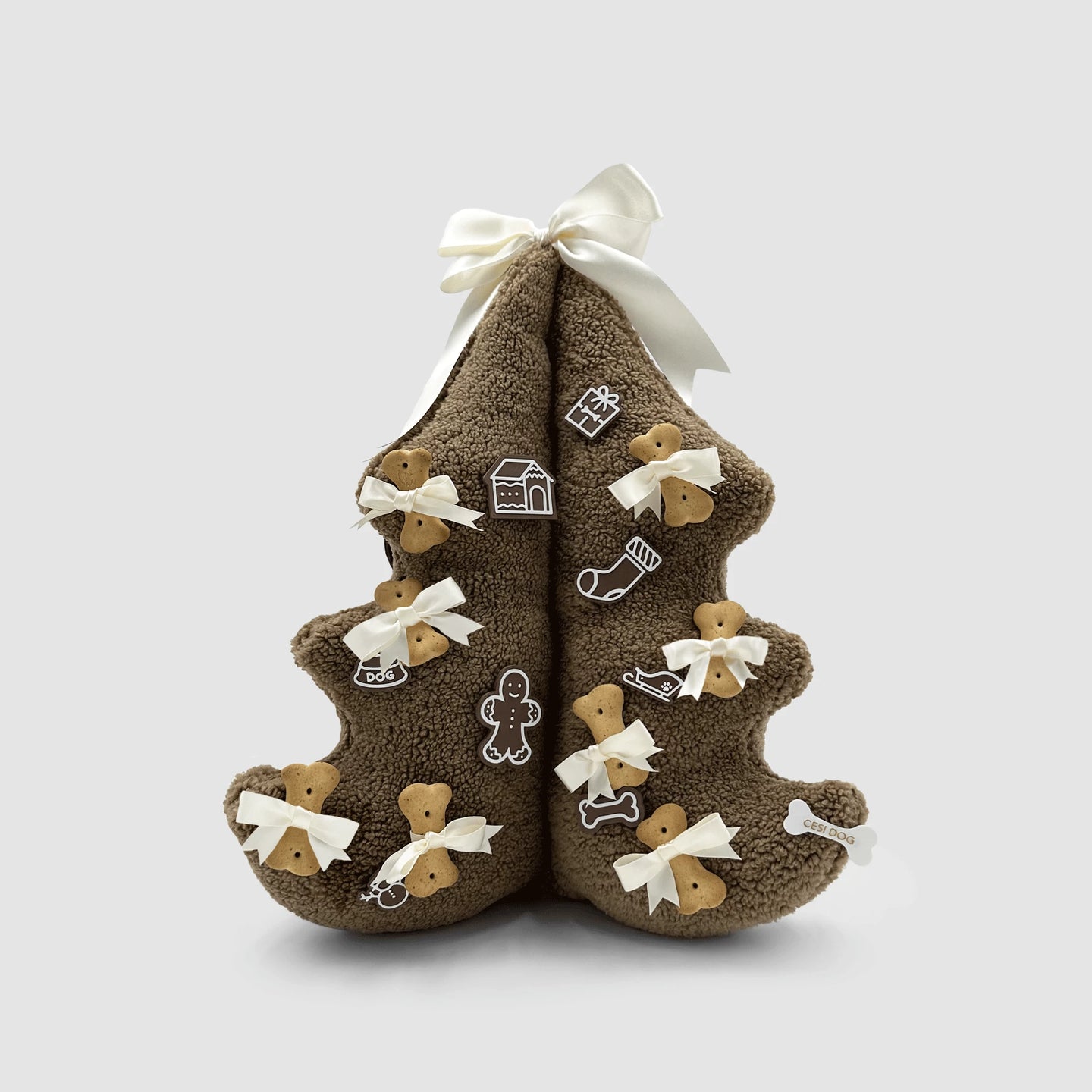 Christmas TeddyTree 3D "Teddy Marrone con Cookies"