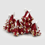 Christmas TeddyTree 3D "Velluto Rosso con Perle"