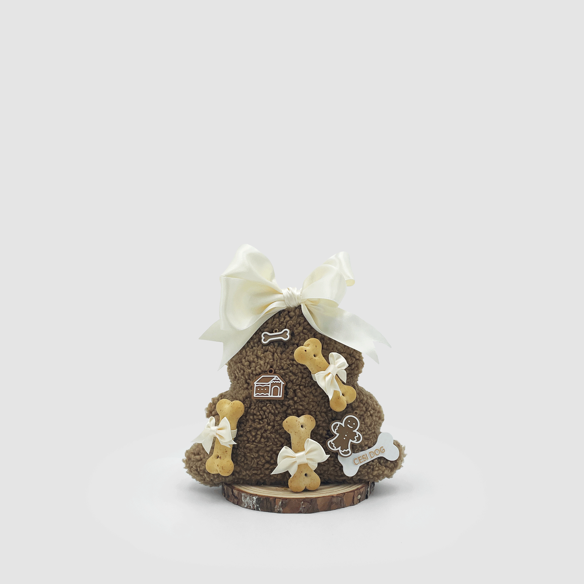 Christmas TeddyTree 2D "Teddy Marrone con Cookies"